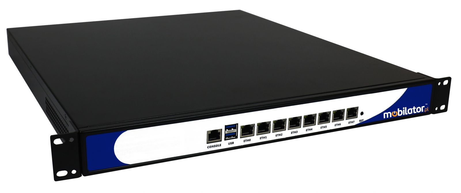 IBOX-1U8L - Modern industrial computer fanless 8x LAN for cancer cabinet passive vga intel mobilizer reinforced fast 8 lan rj45