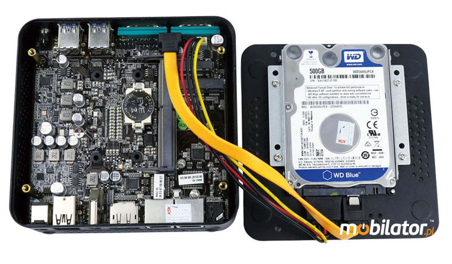 iBOX-N6F - Industrial warehouse computer with two RJ45 LAN cards