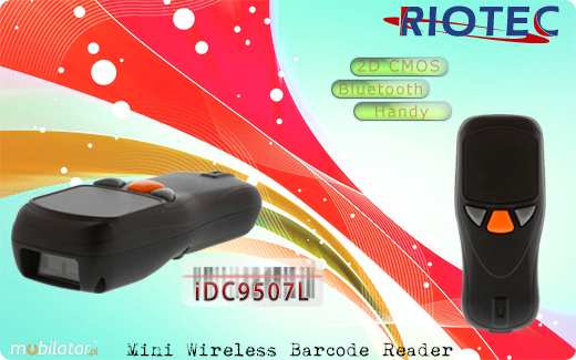 RIOTEC Mini czytnik 1D 2D Bluetooth 1.0 Riotec iDC95xx Skaner 1D CCD Bezprzewodowy Bluetooth Poręczny MobiSCAN  Kompatybilny Windows Android IOS mobilator.pl New Portable Devices Mobilne Skanery kodów kreskowych MINI