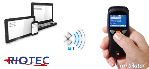 RIOTEC Mini czytnik 1D 2D Bluetooth 1.0 Riotec iDC95xx Skaner 1D CCD Bezprzewodowy Bluetooth Poręczny MobiSCAN  Kompatybilny Windows Android IOS mobilator.pl New Portable Devices Mobilne Skanery kodów kreskowych MINI