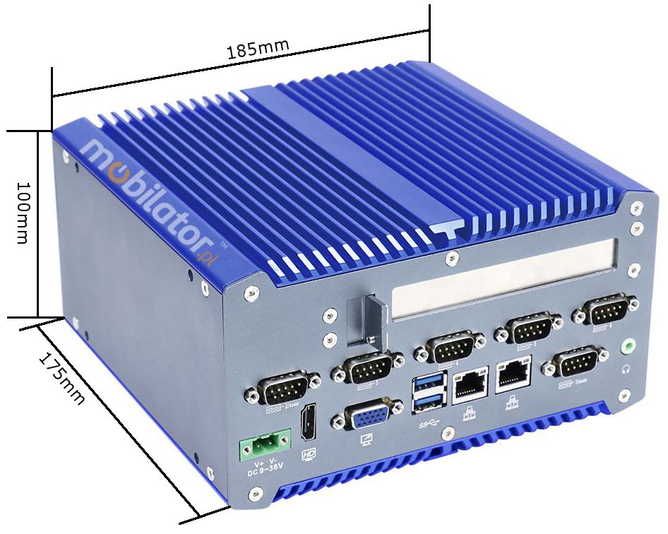 MiniPC IBOX 301P Rapid Small Computer with small dimensions 136mm x 126mm x 39mm