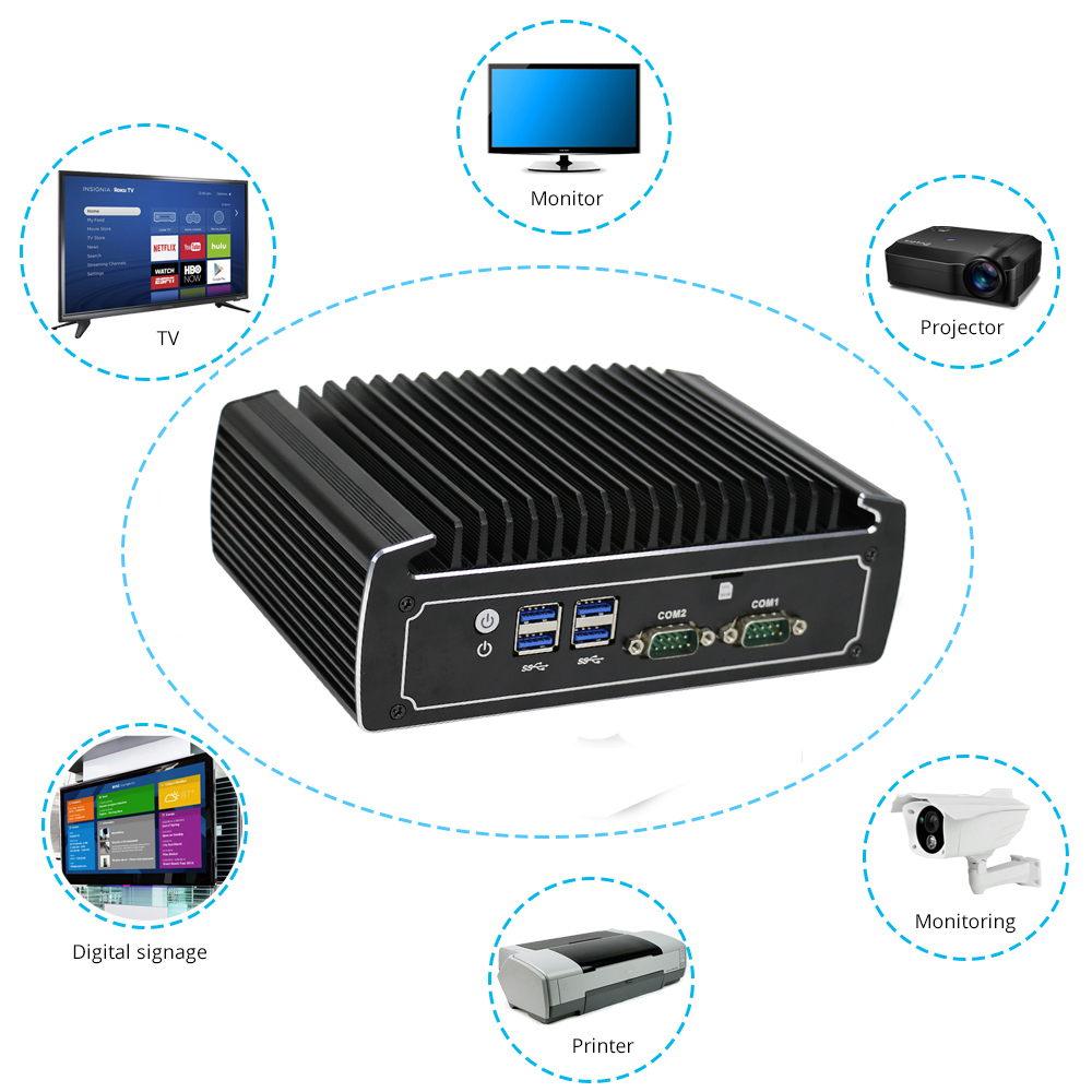 MiniPC IBOX-501 N15 Practical small-sized industrial computer warehouse and logistics