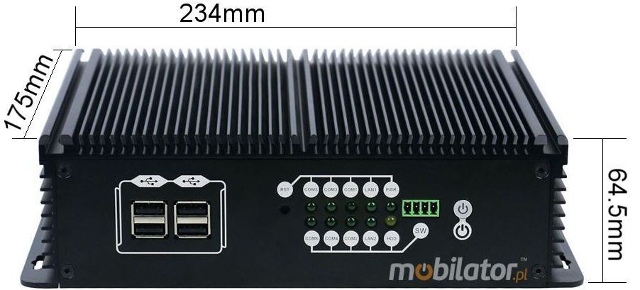 MiniPC IBOX 702B Szybki Mały Komputer o niewielkich wymiarach 136mm x 126mm x 39mm  mobilator pl