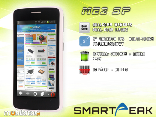 Kolektor przemysłowy SMARTPEAK ME2SP-1D Android RUGGED DATA COLLECTOR ME2SP 1 d  barcode scanner  czytnik kodow kreskowych 1d 2d