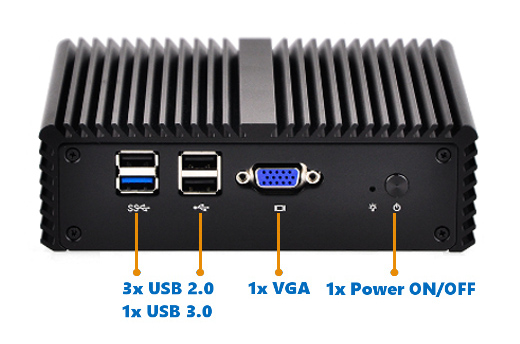 Industrial Computer Fanless MiniPC mBOX Nuc Q190G4-02