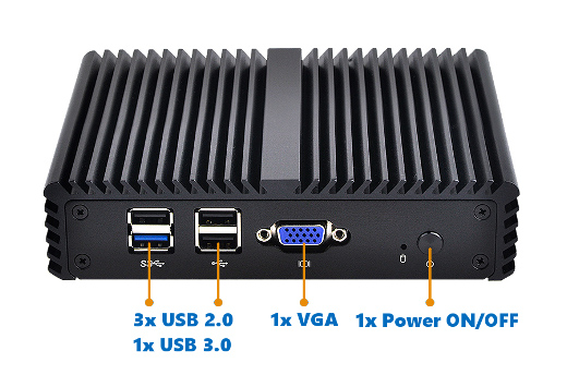 Industrial Computer Fanless MiniPC mBOX Nuc Q190G4-01