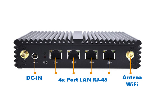 Komputer Przemysłowy Fanless MiniPC mBOX Nuc Q190G4-01 ssd umpc mobilator