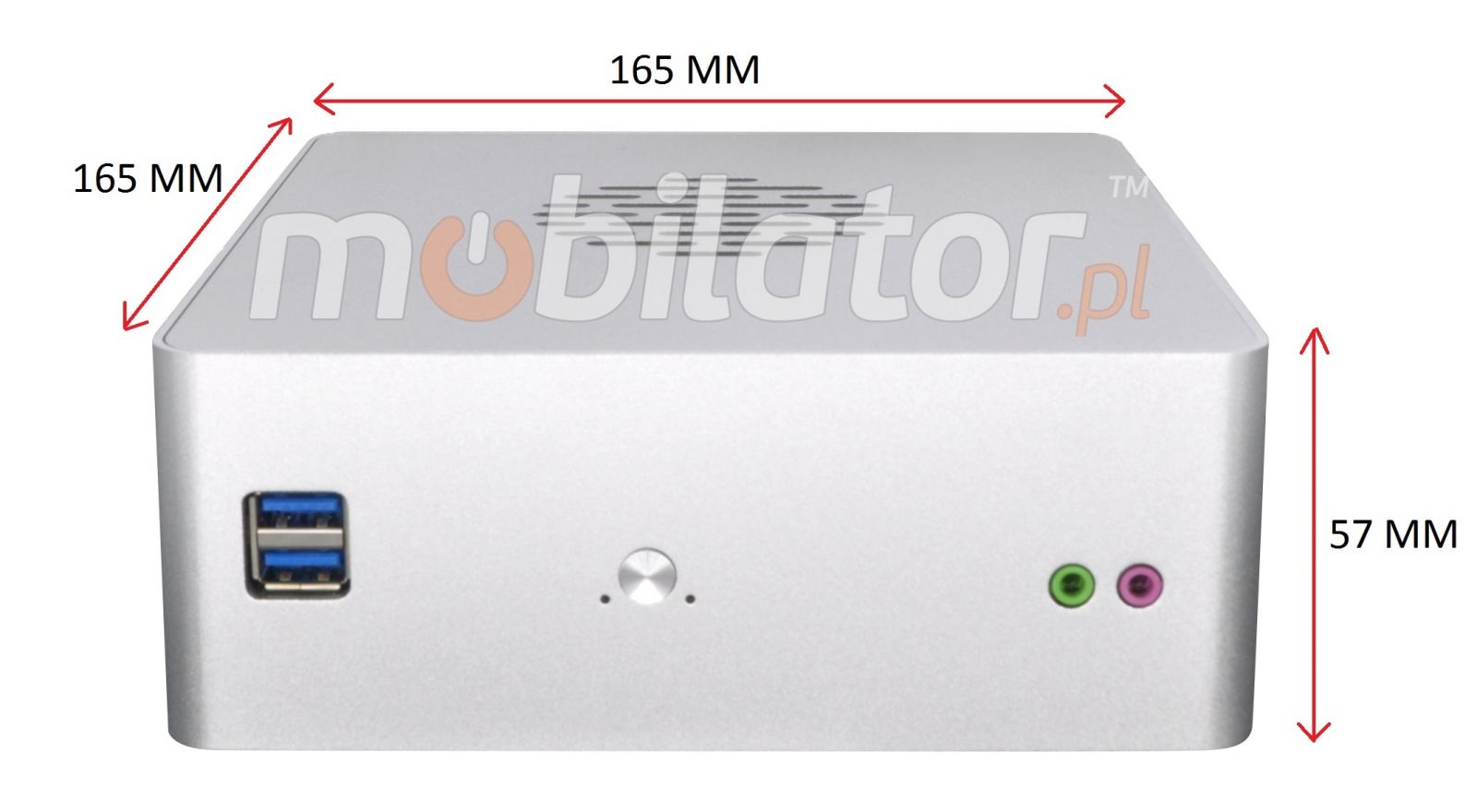 Computer Industrial MiniPC mBOX Q6-610S