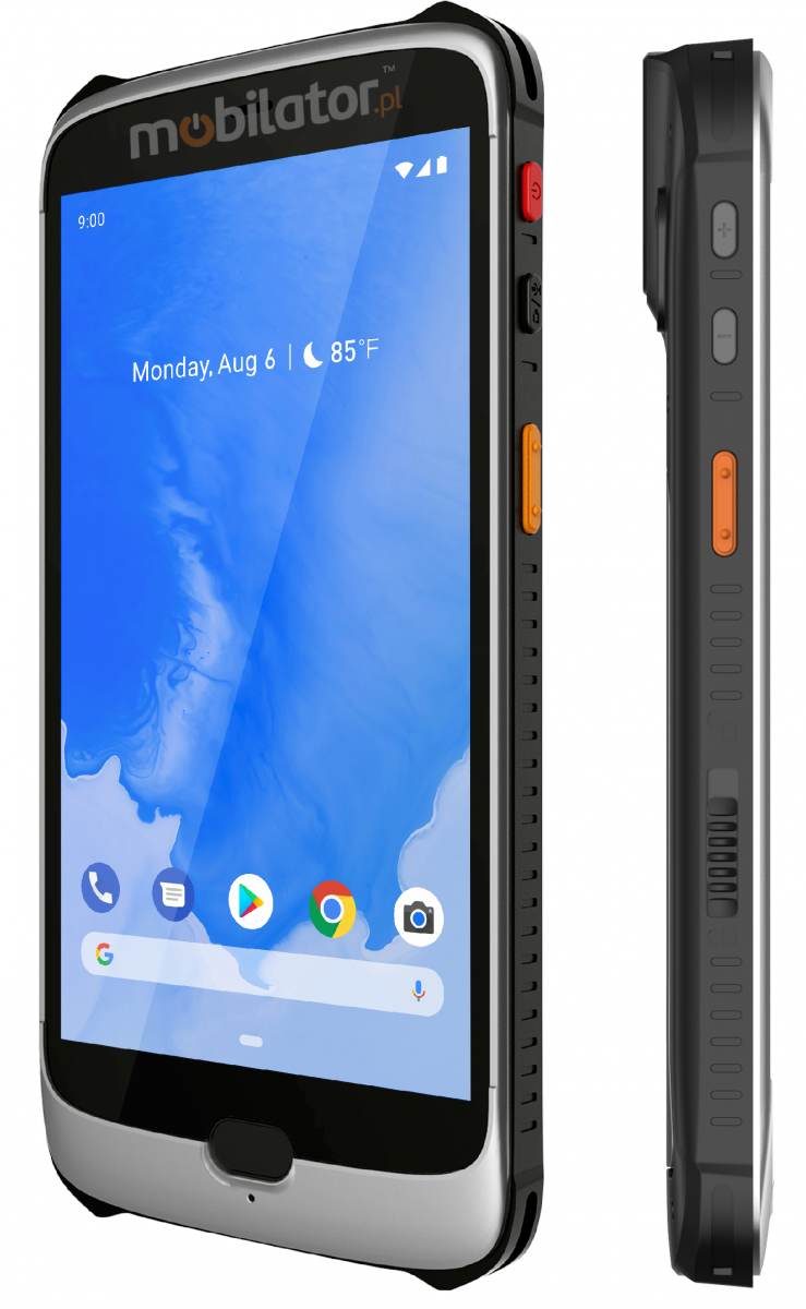 MobiPad Sun n68 v.2 - Drop-proof (IP65 + drop from 1.5m) data terminal 4GB RAM + 64GB disk capacity + 2D code scanner (Android 8.1 System) and GPS and 4G LTE