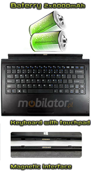 Tablet 3Gnet MI29D Windows 8 klawiatura bateria 2x8000mAh