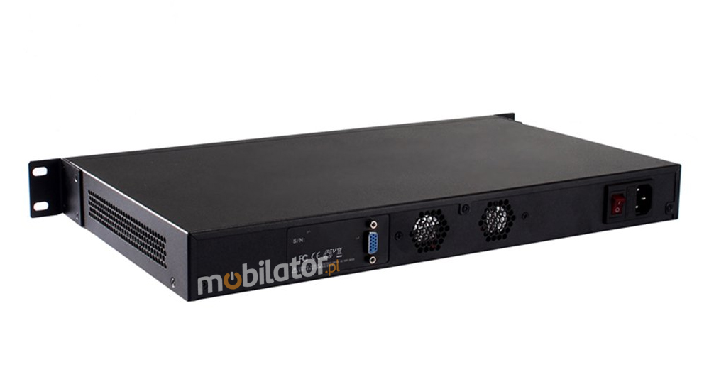 Computer Industry Fanless MiniPC MiniPC yBOX - 1U rack new design look mobilator fast lan 4x rj45