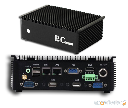 MiniPC Przemysłowy Fanless MBOX K802