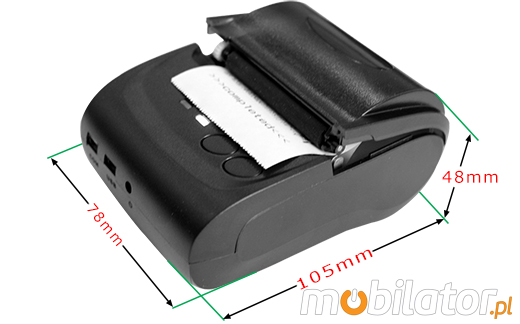 MobiPrint  MP-582LD Drukarka termiczna mini drukarka logo mechanizm Interfejs USB Bluetooth RS232 Mobilna Drukarka mobilator.pl windows android  New Portable Devices