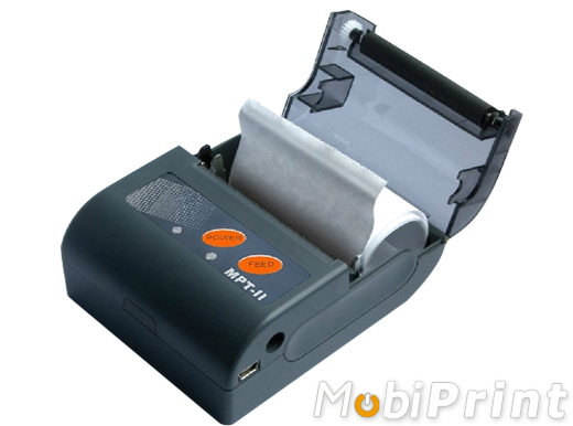 MobiPrint MP-T2 Drukarka termiczna mini drukarka kodów  Interfejs  Bluetooth  Mobilna Drukarka mobilator.pl windows android  New Portable Devices