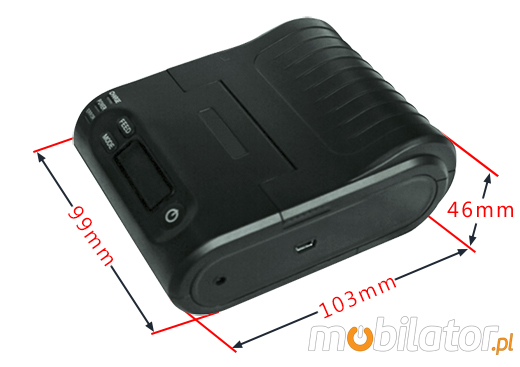 MobiPrint MP-T7 Drukarka igłowa DOTMATRIX mini drukarka kodów mechanizm epson Interfejs  Bluetooth USB Mobilna Drukarka mobilator.pl windows android  New Portable Devices małe drukarki paragonów