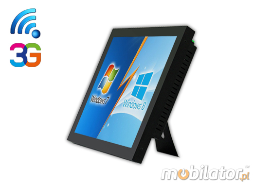 MTouch Industrial Przemysłowy PanelPC MobiBOX 12  Komputer panelowy Panel PC  Przemysłowy komputer panelowy Ekran pojemnościowy capacitive wyświetlacz 12 cali mobilator.pl New Portable Devices Windows RS-232 COM VGA HDMI Intel Celeron 