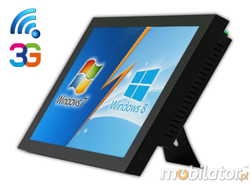 MTouch Industrial Przemysłowy PanelPC MobiBOX 15 v.1  Komputer panelowy Panel PC  Przemysłowy komputer panelowy Ekran rezystancyjny 5 wire resistive wyświetlacz 15 cali mobilator.pl New Portable Devices Windows RS-232 COM VGA HDMI Intel Celeron 