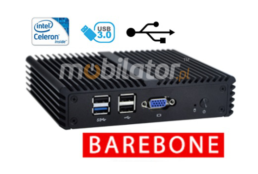 Komputer Przemysłowy Fanless MiniPC mBOX Q190G4N Barebone