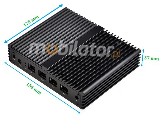Komputer Przemysłowy Fanless MiniPC mBOX Q190G4N Barebone