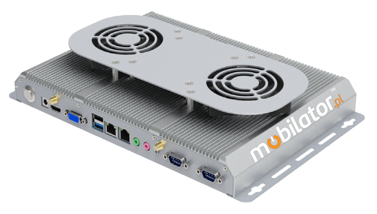 Minimaker BBPC-K04 (i5-6200U) - Przemysłowy wzmocniony mały komputer - Procesor Inter Core i5, 2x LAN RJ45 oraz 6x COM RS232