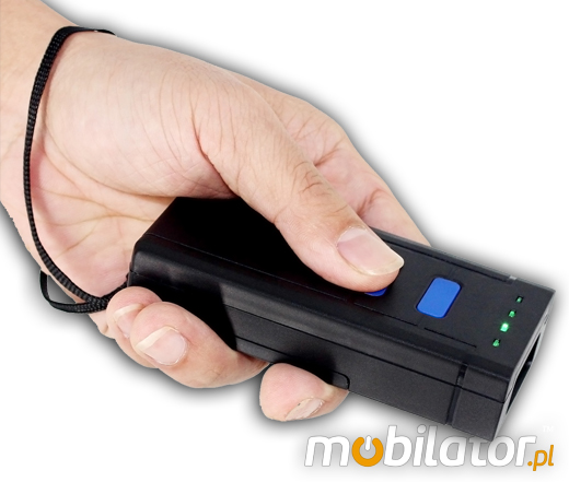 MobiScan 77281D - mini czytnik kodów kreskowych 1D Laser - Bluetooth - mini skaner kodów kreskowych 1D Laser- Pierścionkowy - Bluetooth Skaner 1D Bezprzewodowy Bluetooth 3.0 Poręczny pieścień MobiSCAN  Kompatybilny Windows Android IOS mobilator.pl New Portable Devices Mobilne Skanery kodów kreskowych MINI
