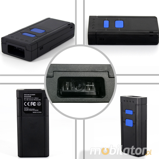 MobiScan 77281D - mini czytnik kodów kreskowych 1D Laser - Bluetooth - mini skaner kodów kreskowych 1D Laser- Pierścionkowy - Bluetooth Skaner 1D Bezprzewodowy Bluetooth 3.0 Poręczny pieścień MobiSCAN  Kompatybilny Windows Android IOS mobilator.pl New Portable Devices Mobilne Skanery kodów kreskowych MINI