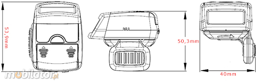 MobiScan FingerRing MS01 Bluetooth MOBISCAN MS-01 Skaner 1D Bezprzewodowy Bluetooth 2.0 Poręczny pieścień MobiSCAN  Kompatybilny Windows Android IOS mobilator.pl New Portable Devices Mobilne Skanery kodoów kreskowych MINI