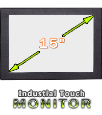 CCETouch Industial Touch Monitor CCETM15-5WR Przemysłowy Monitor Panelowy  Norma odporności IP54 Monitor dotykowy Ekran rezystancyjny 5 wire resistive wyświetlacz 15 cali LED mobilator.pl New Portable Devices VGA DVI HDMI