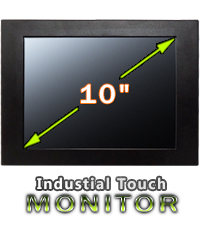 Industial Touch Monitor CCETM10-IP65 Przemysłowy Monitor Panelowy  Norma odporności IP65 Monitor dotykowy Ekran rezystancyjny 5 wire resistive wyświetlacz 10 cali LED mobilator.pl New Portable Devices VGA USB