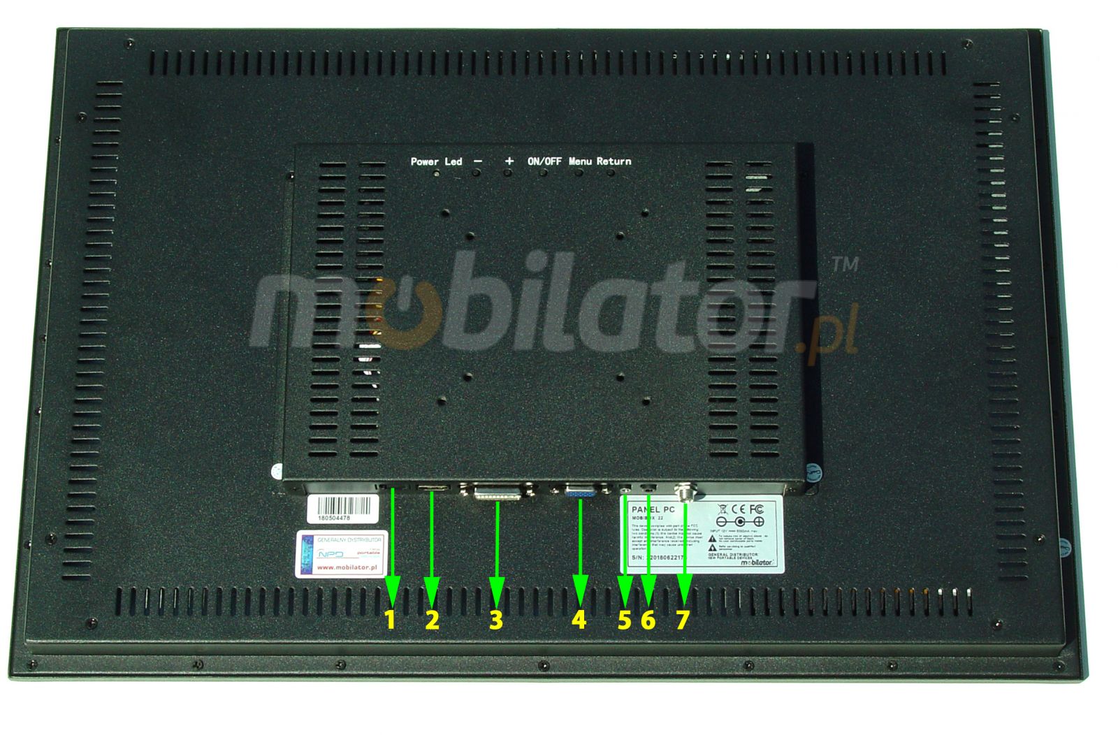  Monitor dotykowy PC  Monitor dotykowy Ekran pojemnościowy capacitive wyświetlacz 22 cali LED mobilator.pl New Portable Devices VGA HDMI