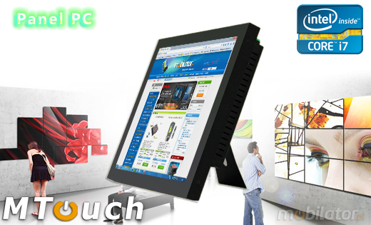 MTouch Industrial Przemysłowy PanelPC MobiBOX 15 - i7  Komputer panelowy Panel PC  Przemysłowy komputer panelowy Ekran rezystancyjny 5 wire resistive wyświetlacz 15 cali mobilator.pl New Portable Devices Windows RS-232 COM VGA HDMI Intel Core i3 i5 i7