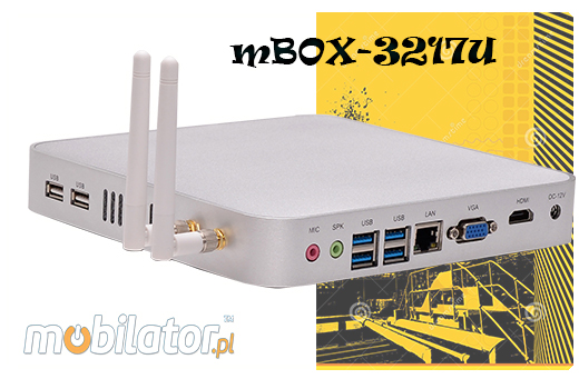 Przemysłowy MiniPC mBOX-3217U