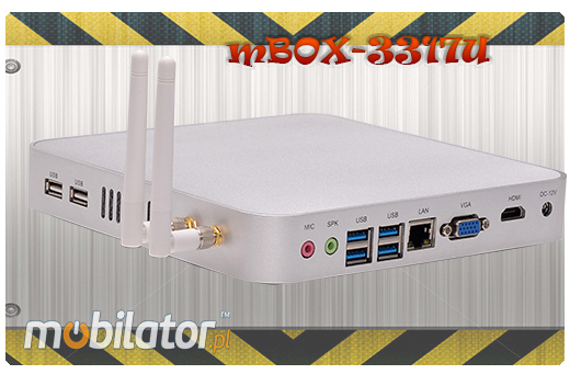 Przemysłowy MiniPC mBOX-3317U