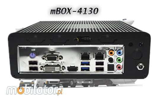 Przemysłowy MiniPC mBOX-4130 2LAN