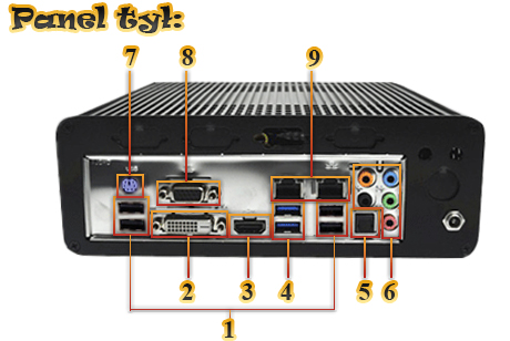 Przemysłowy MiniPC mBOX-4130 2LAN