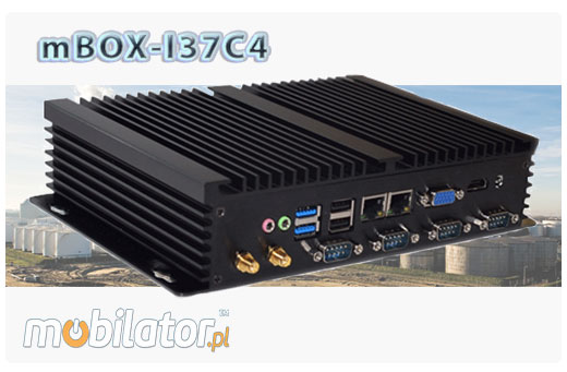 Przemysłowy MiniPC mBOX-I37C4