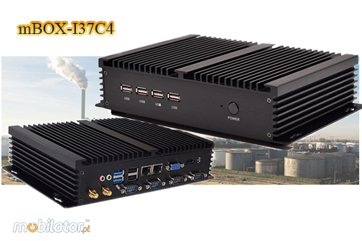 Przemysłowy MiniPC mBOX-I37C4