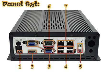 Przemysłowy MiniPC mBOX-I37C7