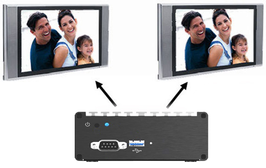 Przemysłowy Fanless MiniPC mBOX-JW310