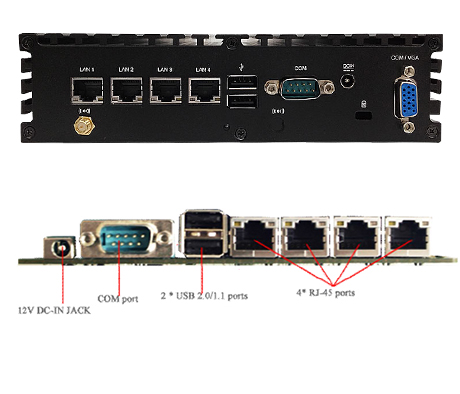 Industrial MiniPC (Barebone) mBOX - JW373L8