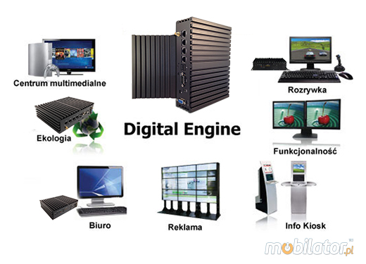 Industrial MiniPC (Barebone) mBOX - JW373L8