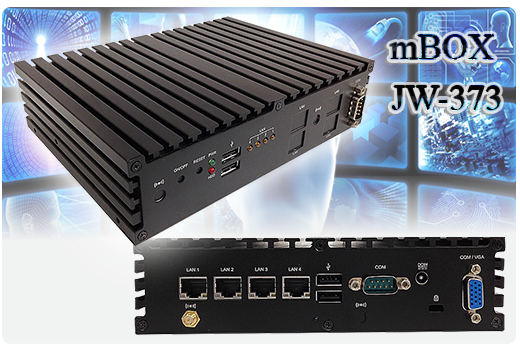 Przemysłowy MiniPC (Barebone) mBOX - JW373