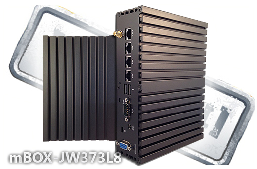 Przemysłowy MiniPC (Barebone) mBOX - JW373L8