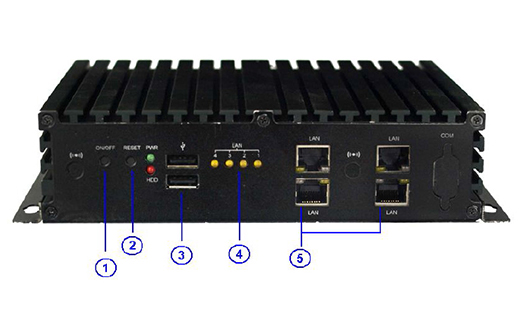 Industrial MiniPC (Barebone) mBOX - JW373L8