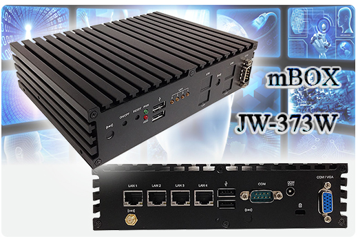 Przemysłowy MiniPC (Barebone) mBOX - JW373