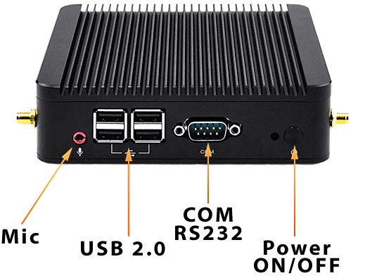 Komputer Przemysłowy Fanless MiniPC mBOX Nuc Q107N umpc mobilator ssd