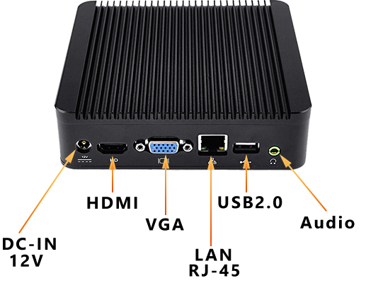 Industrial Computer Fanless MiniPC mBOX Nuc Q107N