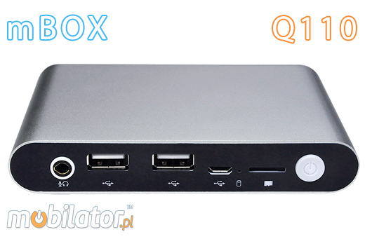 Komputer Przemysłowy Fanless MiniPC mBOX-Q110 Z3735F umpc mobilator ssd intel celeron