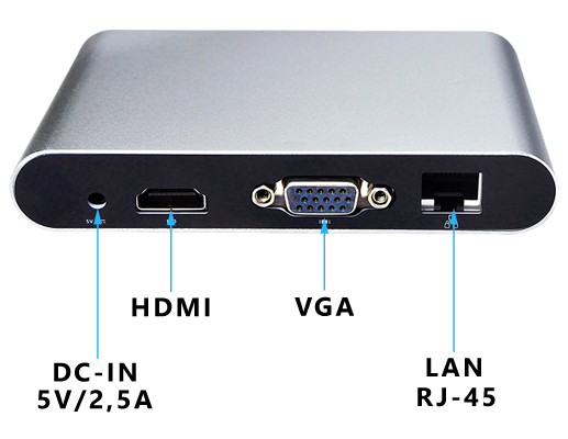 Komputer Przemysłowy Fanless MiniPC mBOX-Q110 Z3735F ssd umpc mobilator