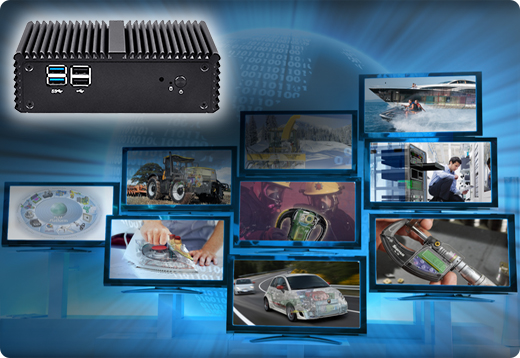 Industrial Computer Fanless MiniPC mBOX Nuc Q150P